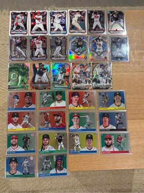 Lot Of 31 Bowman 2026 And Topps Chrome Platinum 2025 Rookies Prospects Inserts
